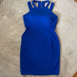 Calvin Klein VividBlue Cocktail Dress Sz 12